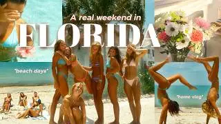A REALISTIC FLORIDA WKND || Boca beach day, friend reunions, mother day, etc!