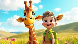 Giraffe in My Backpack | A Tall Tale Adventure Rhyme for Kids | Fun Nursery Song