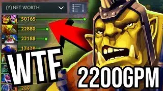NEW WORLD RECORD 2200 GPM - 9Min Radiance Alchemist Insane Farm 15 Items in 30 Min DOTA 2 WTF 2019