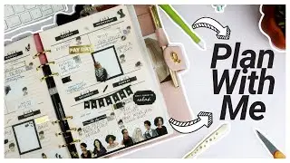 Plan With Me: Capitol Chic Designs Weekly Kit | Collab With Sweet Gem Life | Notiq A5 Planner