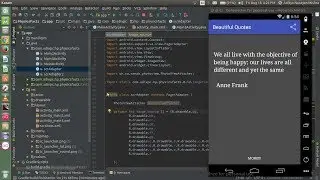 How to create an Informative android app[Beautiful Quotes]