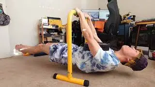 Front lever +20kg on chest, airwalk to touch first try