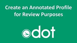OHDOT Annotated Profile for Review Purposes
