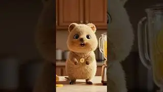 &iexcl;Bubu explot&oacute; el jugo sin querer! 🍊😱 #holabubu  #animaci&oacute;n3d  #pixarstyle #animasi #quokka