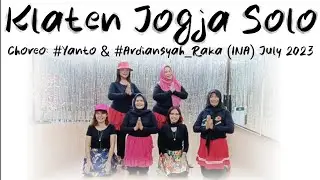 KLATEN JOGJA SOLO - Line Dance - Choreo: #Yanto & #ardiansyah_raka - Demo: SenSor LD CLASS