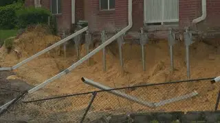 Dozens of Westside residents recover belongings weeks after apartment retaining wall collapsed