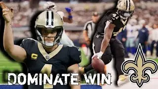 Saints Dominates Cowboys 44-19: Derek Carr Is a Luxury Vehicle #saints #saintsnation