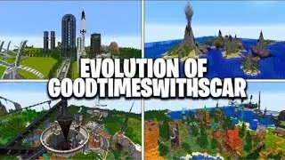 The Evolution of SCAR'S Hermitcraft MEGA BASES! (Season 4 - Season 8)