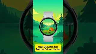 Summer camping- Wear OS Watch Face  #samsungwatchfaces #smartwatch #vacation #summer #watchface