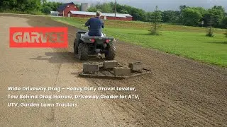 GARVEE | Wide Driveway Drag Heavy Duty Gravel Leveler