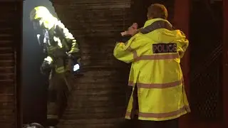 Greengrocers and butcher shop badly damaged by overnight blaze