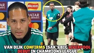 🔥 VAN DIJK CALLS ISAK  CLINICAL FINISHER 💥 LIVERPOOL&rsquo;S NEW STAR SET FOR EXPLOSIVE UCL DEBUT VS ATM 🚀