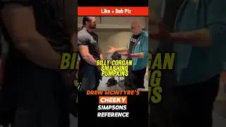 Drew McIntyre&rsquo;s 'Smiling Politely' to Billy Corgan of Smashing Pumpkins &ndash; WWE The Simpsons NWA!