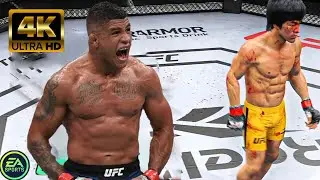 Bruce Lee vs Gilbert Burns ( EA Sports UFC 4 ) wwe mma