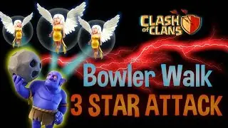 Awesome 3 star attack | Max Valkyrie, Healers, Level 2 Bowlers and 1 Golem | Clash of Clans