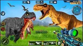 Real Dino Hunting Gun Games 3D &ndash; Dino Game &ndash; Android Gameplay