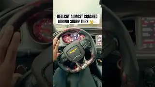 HELLCAT ALMOST CRASHED DURING SHARP TURN 🫣&hellip;                     #srt #hellcat #shorts #recommended