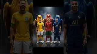 Messi Cries 😢 Neymar, Ronaldo & Mbapp&eacute; Laugh 🦅 | 3D Football Shorts #messi #ronaldo #shorts