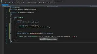 How to Validate a Postcode Using C#