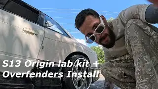 240sx Gets Origin Labo Body kit + ISR Exhaust Install And Sound Clip.