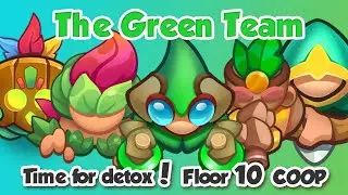 Just make it green! Alchemist, Ivy, Earth, Poisoner, and Archer detox floor 10 | COOP Rush Royale