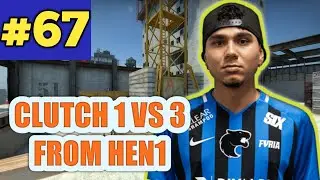 SUPER CLUTCH 1V3 FROM HEN1! CS GO BEST MOMENTS | #67