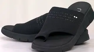 Ryka Washable Toe-Loop Slide Sandals - Elegance on QVC