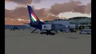 [FS2004] LFPG Paris CDG - LHBP Budapest Ferihegy with Malev