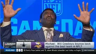 NFL GameDay Morning | Michael Irvin: Cowboys prove to OBJ by beating Vikings, a Super Bowl team