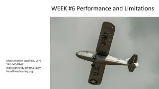 Ground School 06 & 07: Performance Limitations and Aeromedical