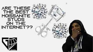 Are These The BEST? Gugots&nbsp;Moissanite Stud Earrings Screw Back-18K White Gold, Amazon Jewelry Review