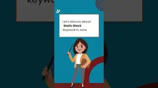 Static Block in Java| #tech #java #shortsvideo #shortsviral