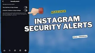 How to Activate Instagram Security Alerts with End-to-End Encryption (iPhone iOS 18 - UPDATED)