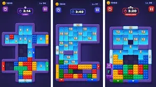 Block Out! - Color Sort Puzzle Levels 31-40 Gameplay 