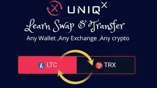 How To Swap LTC to TRX #uniqx #cryptoswap #bestcryptoexchange #rebornx