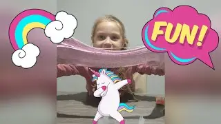 UNICORN SLIME & BUTTER SLIME 🦄🧫💜 #slimemaking #slimevideos #slimecrunch