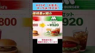 【令和8年1月4日】なぜモスバーガーは&ldquo;割高&rdquo;から大復活したのか？インフレ時代の勝ち筋　#モスバーガー#外食業界#インフレ#値上げ#マクドナルド