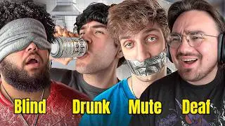 Baking A Cake While Blind, Deaf, Mute & DRUNK