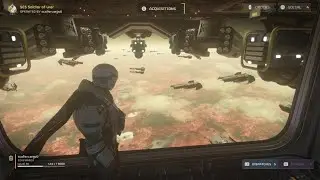 HELLDIVERS 2 Charon Prime from the ship