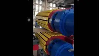 PEEK Cold Push Bar and Sheet Extrusion Line #extruder #peek #engineering #plastic