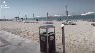 Abu Dhabi beach gumala sa npaka init na weather 🌡️🥵🔥