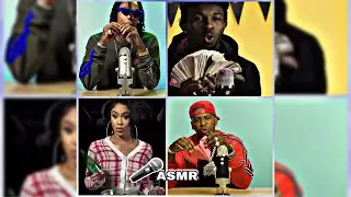 {ASMR} Famous Rappers Doing ASMR Compilation (Pop Smoke, Moneybagg Yo, Wiz Khalifa)