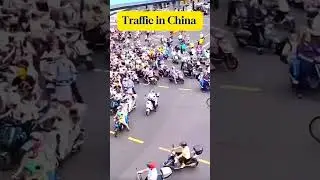 China # Traffic Jam🛵🛵🛵🫣😲