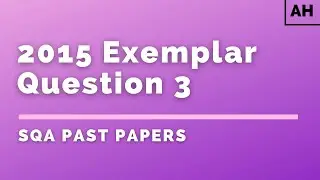 Advanced Higher Physics | SQA Past Papers | 2015 Exemplar | Q3