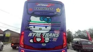 Bus Pariwisata KYM TRANS Hello Kitty By Adiputro Jetbus2+SHD