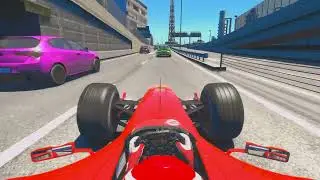 Assetto Corsa | F1 Cutting Up 2 Lanes