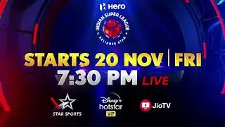 ISL SEASON 7 START NOVEMBER 20 COMEON INDIA LETS FOOTBALL