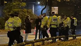 🚨Watch live: Protests Over Maccabi Tel Aviv Fans Ban - Birmingham