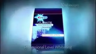 Crest 3D White Professional Effects Whitestrips Commercial