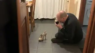 My Shoes Being Cleaned 